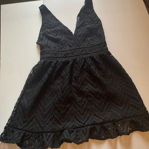 NWT Sugar + Lips black dress size M